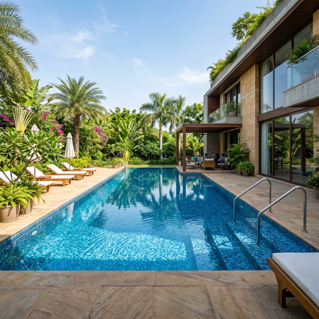 Swimming Pool Work Contractor in Mumbai — AMS Civil Construction